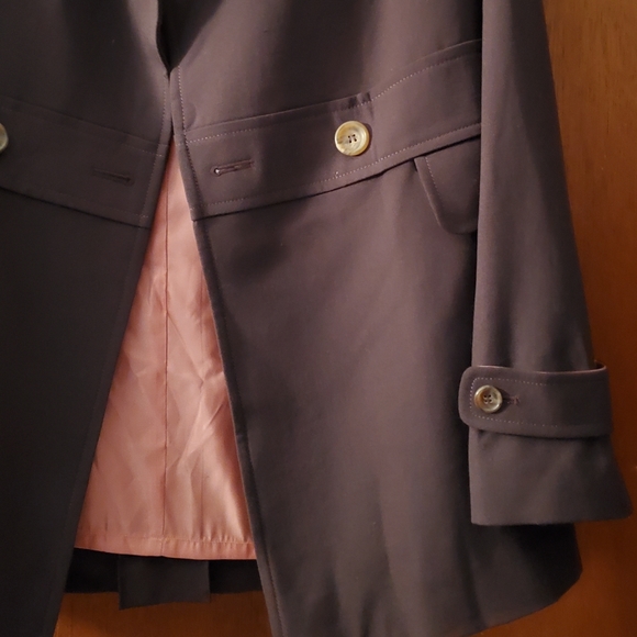 Lefin London dark purple peacoat - Picture 4 of 10